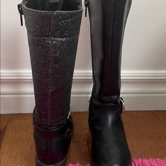 Toddler Tall Sequin Boots - Size 8 - Picture 3 of 4